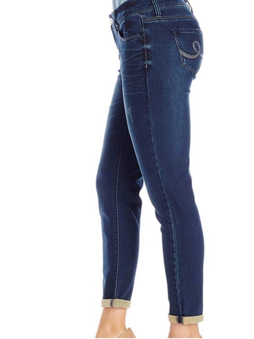 Seven 7 Girlfriend Stretch Blue Denim Jeans Women’s size 14